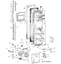 Diagram for 1 - Freezer Door