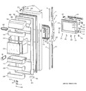 Diagram for 2 - Fresh Food Door