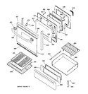 Diagram for 4 - Door & Drawer Parts