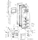 Diagram for 1 - Freezer Door