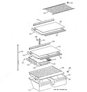 Diagram for 4 - Shelves