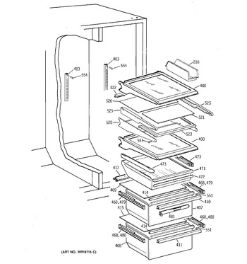 Diagram for TFX26CRDAWW