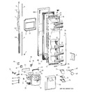 Diagram for 1 - Freezer Door