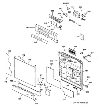 Diagram for GSD4030Z07WW