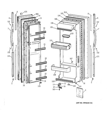 Diagram for TFG25PADAWW