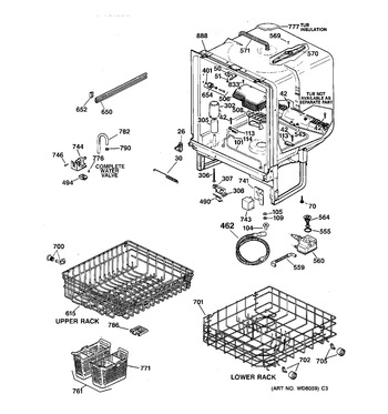 Diagram for GSD3735D01WW