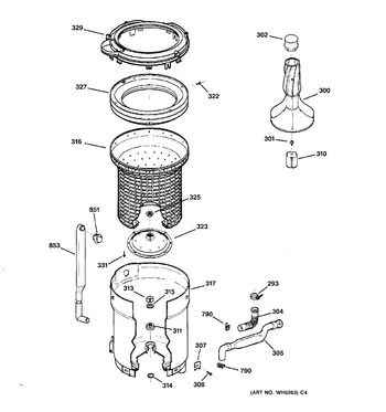 Diagram for WCXR1070TBWW