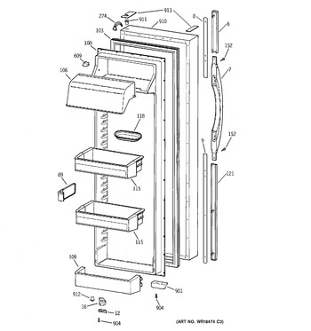 Diagram for TFX28PPCGAA