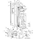 Diagram for 1 - Freezer Door