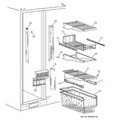 Diagram for 4 - Freezer Shelves