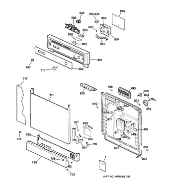 Diagram for GSD3130C07WW