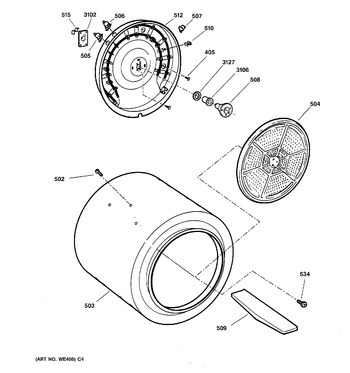 Diagram for DBSR453EA0WW