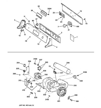 Diagram for DPSF505EW2WW