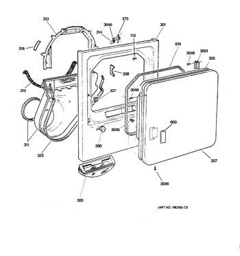 Diagram for DPSR483GA0WW