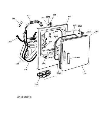 Diagram for DPSR405GA0WW