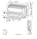 Diagram for 1 - Freezer Door