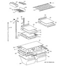 Diagram for 4 - Shelf Parts