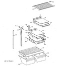 Diagram for 4 - Shelves & Drawers