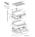 Diagram for 4 - Shelf Parts