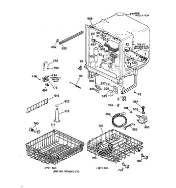 Diagram for HDA3500F00WW