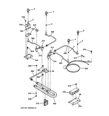 Diagram for JGP626WEV7WW