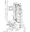 Diagram for 1 - Freezer Door