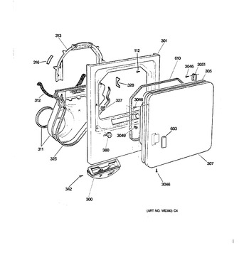 Diagram for DSXR453EV2WW