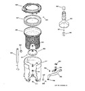 Diagram for 3 - Tub, Basket & Agitator