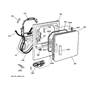 Diagram for DPXR473GW0WW