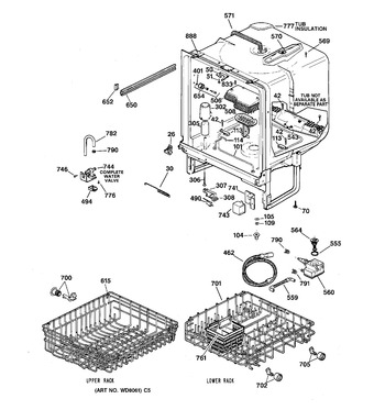 Diagram for GSD3650F00CC