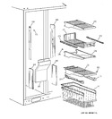 Diagram for 4 - Freezer Shelves