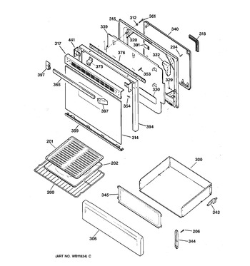 Diagram for RGB744WEA2WW