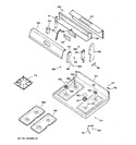 Diagram for 2 - Control Panel & Cooktop