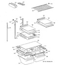 Diagram for 4 - Shelf Parts