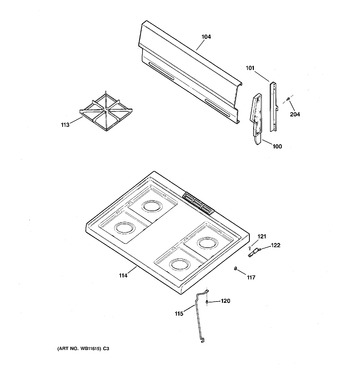 Diagram for JGBS07PEA3WW