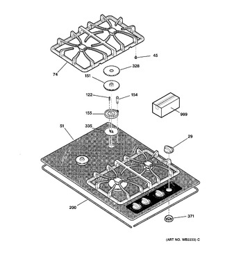 Diagram for JGP932TEC1WW