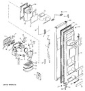 Diagram for 1 - Freezer Door