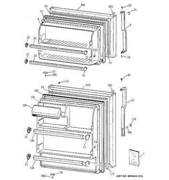 Diagram for GTS18EBMBRWW