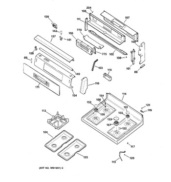 Diagram for JGB910BEC1BB