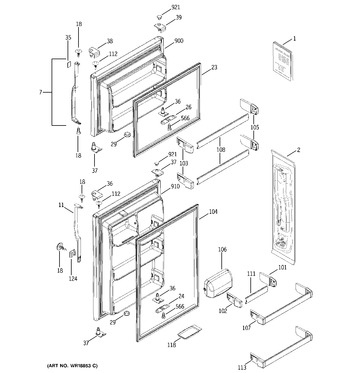 Diagram for GTS18YCMARWW