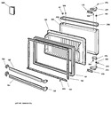 Diagram for 1 - Freezer Door