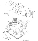 Diagram for 1 - Control Panel & Cooktop