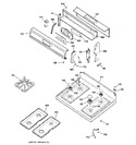 Diagram for 2 - Control Panel & Cooktop