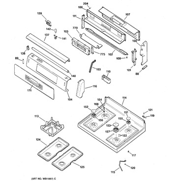 Diagram for JGB910CEC3CC