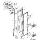 Diagram for 1 - Freezer Door