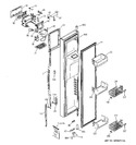 Diagram for 1 - Freezer Door