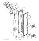 Diagram for 1 - Freezer Door