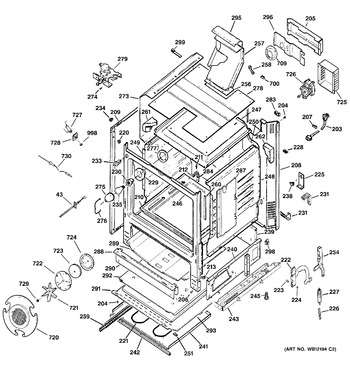 Diagram for JGB910WEC4WW