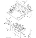 Diagram for 1 - Control Panel, Cooktop & Doors