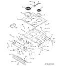 Diagram for 1 - Control Panel & Cooktop